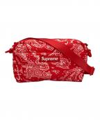 SUPREMEシュプリーム）の古着「ショルダーバッグ」｜レッド×ホワイト