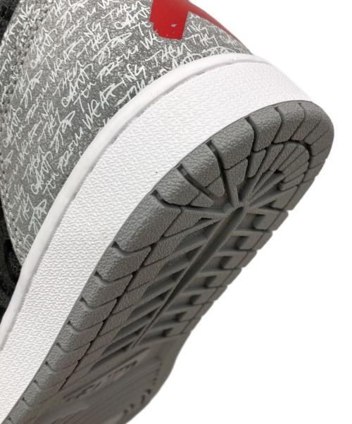 NIKE（ナイキ）NIKE (ナイキ) AIR JORDAN 1 RETRO HIGH OG ブラック×グレー サイズ:US8.5の古着・服飾アイテム