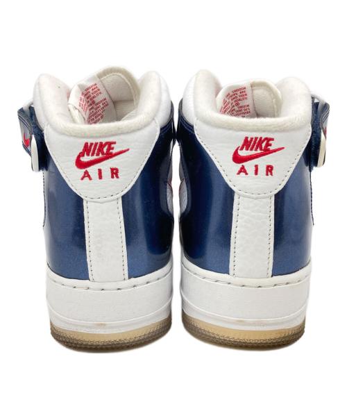 NIKE（ナイキ）NIKE (ナイキ) Air Force 1 Mid QS ホワイト×ネイビー サイズ:US9の古着・服飾アイテム