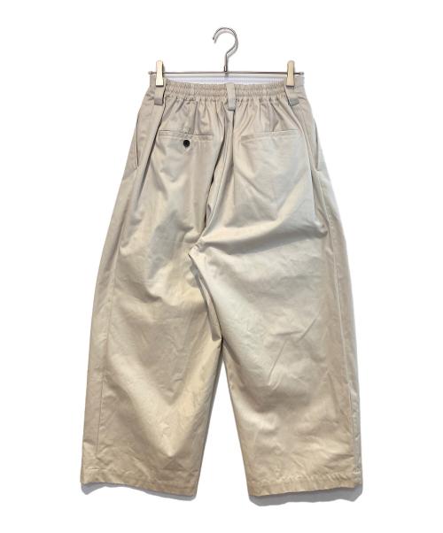 MAISON SPECIAL（メゾンスペシャル）MAISON SPECIAL (メゾンスペシャル) ベンタイルギャバ2インタックワイドパンツ ベージュの古着・服飾アイテム