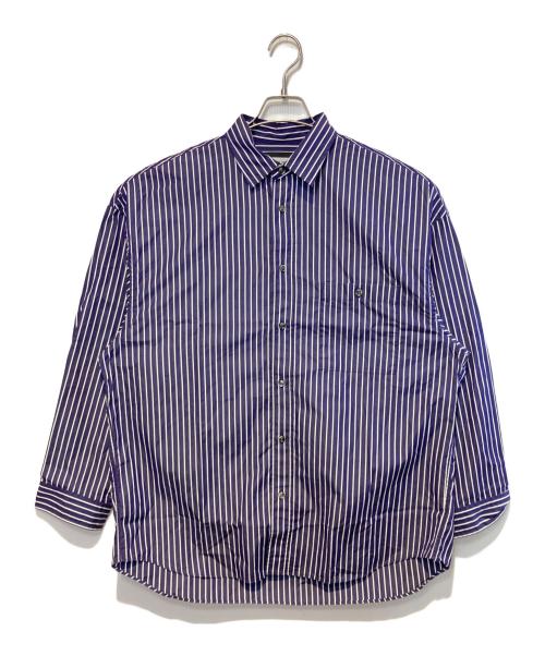 MAISON SPECIAL（メゾンスペシャル）MAISON SPECIAL (メゾンスペシャル) トーマスメイソン プライムオーバーシャツ ネイビー サイズ:1の古着・服飾アイテム