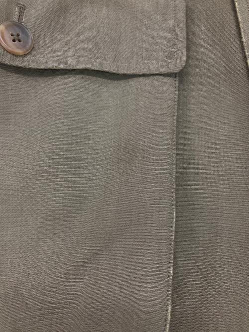 Aquascutum（アクアスキュータム）Aquascutum (アクアスキュータム) 襟コーデュロイハーフコート ベージュ サイズ:Ｍの古着・服飾アイテム