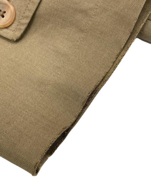 Aquascutum（アクアスキュータム）Aquascutum (アクアスキュータム) 襟コーデュロイハーフコート ベージュ サイズ:Ｍの古着・服飾アイテム