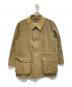 Aquascutum（アクアスキュータム）の古着「襟コーデュロイハーフコート」｜ベージュ