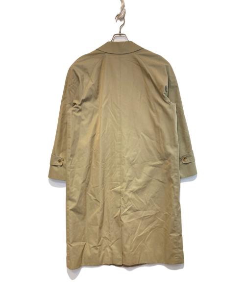 Aquascutum（アクアスキュータム）Aquascutum (アクアスキュータム) 玉虫ステンカラーコート ベージュ サイズ:不明の古着・服飾アイテム