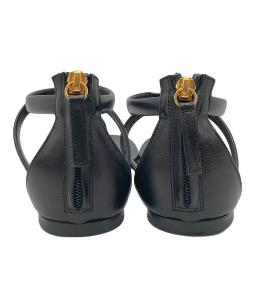 VICINI（ヴィッチーニ）VICINI (ヴィッチーニ) DEUXIEME CLASSE (ドゥーズィエム クラス) ストラップサンダル ブラック サイズ:38（24cm相当）の古着・服飾アイテム
