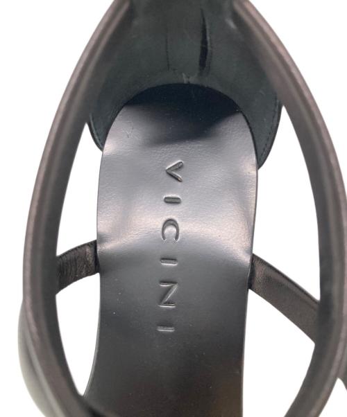 VICINI（ヴィッチーニ）VICINI (ヴィッチーニ) DEUXIEME CLASSE (ドゥーズィエム クラス) ストラップサンダル ブラック サイズ:38（24cm相当）の古着・服飾アイテム