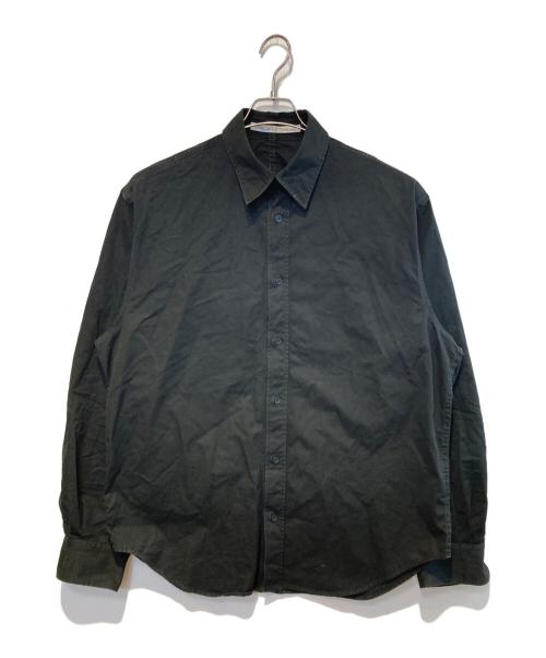 JOHN LAWRENCE SULLIVAN（ジョン ローレンス サリバン）JOHN LAWRENCE SULLIVAN (ジョン ローレンス サリバン) ボンバーシャツ ブラック サイズ:Ｍの古着・服飾アイテム