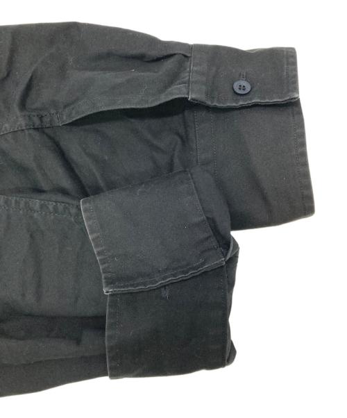 JOHN LAWRENCE SULLIVAN（ジョン ローレンス サリバン）JOHN LAWRENCE SULLIVAN (ジョン ローレンス サリバン) ボンバーシャツ ブラック サイズ:Ｍの古着・服飾アイテム