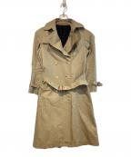 SCYEBASICSサイベーシックス）の古着「70/2先染ギャバ トレンチコート」｜ベージュ