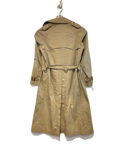 SCYEBASICS（サイベーシックス）SCYEBASICS (サイベーシックス) 70/2先染ギャバ トレンチコート ベージュ サイズ:38の古着・服飾アイテム