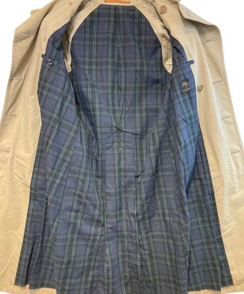 SCYEBASICS（サイベーシックス）SCYEBASICS (サイベーシックス) 70/2先染ギャバ トレンチコート ベージュ サイズ:38の古着・服飾アイテム