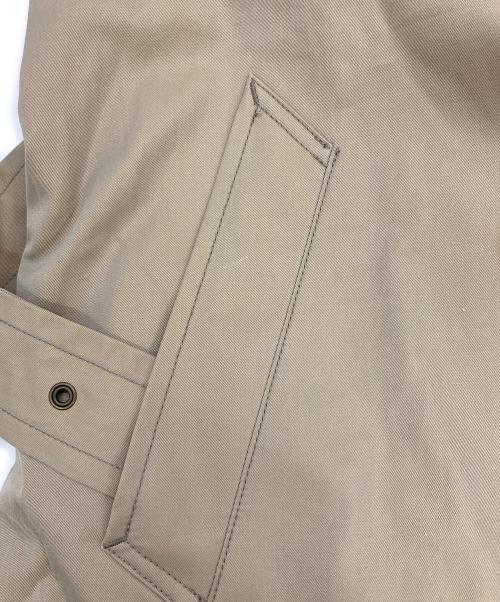 SCYEBASICS（サイベーシックス）SCYEBASICS (サイベーシックス) 70/2先染ギャバ トレンチコート ベージュ サイズ:38の古着・服飾アイテム