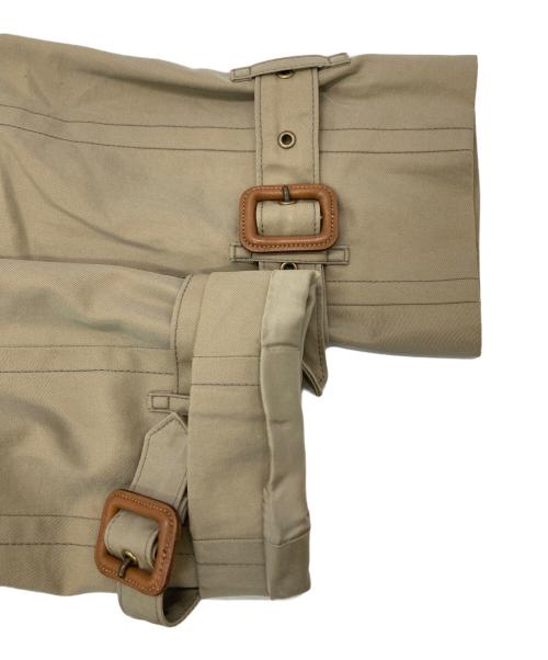 SCYEBASICS（サイベーシックス）SCYEBASICS (サイベーシックス) 70/2先染ギャバ トレンチコート ベージュ サイズ:38の古着・服飾アイテム