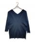 Curensology（カレンソロジー）の古着「コットンカシミヤVネックスウェット」｜ネイビー