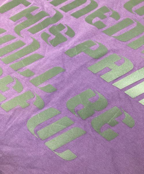 LANVIN（ランバン）LANVIN (ライバン) オーバーサイズ ワード Tシャツ パープル サイズ:Ｍの古着・服飾アイテム