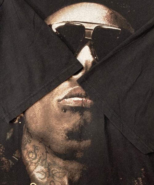 Hanes（ヘインズ）Hanes (ヘインズ) アーティストTシャツ ブラック サイズ:XLの古着・服飾アイテム