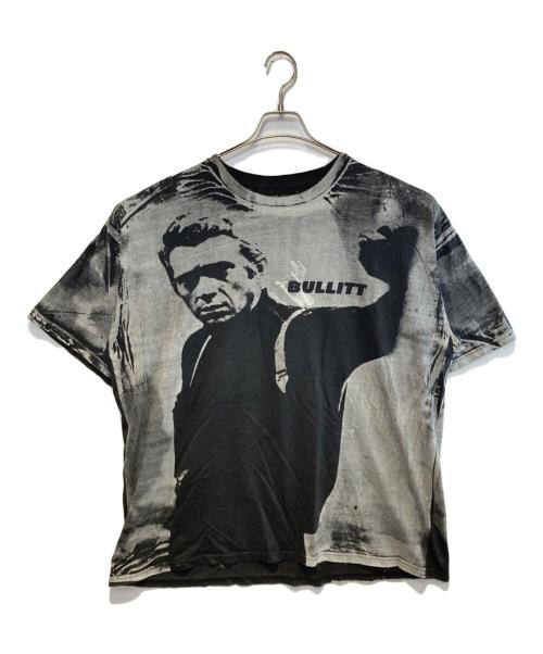 STEVE MCQUEEN BULLITT（ブリット）STEVE MCQUEEN BULLITT (ブリット) ［古着］オールオーバープリントTシャツ グレー サイズ:XXLの古着・服飾アイテム