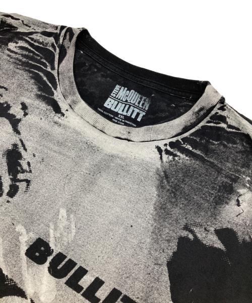 STEVE MCQUEEN BULLITT（ブリット）STEVE MCQUEEN BULLITT (ブリット) ［古着］オールオーバープリントTシャツ グレー サイズ:XXLの古着・服飾アイテム