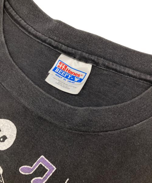 Hanes（ヘインズ）Hanes (ヘインズ) ［古着］スケルトンプリントTシャツ ブラック サイズ:XLの古着・服飾アイテム