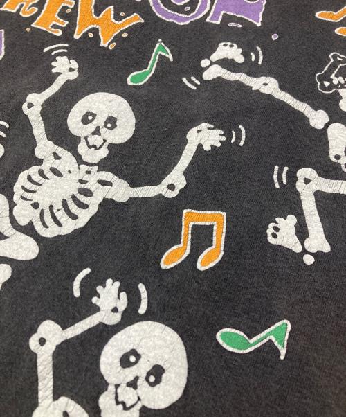 Hanes（ヘインズ）Hanes (ヘインズ) ［古着］スケルトンプリントTシャツ ブラック サイズ:XLの古着・服飾アイテム