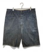 MARITHE+FRANCOIS GIRBAUDマリテフランソワジルボー）の古着「デニムハーフパンツ」｜グレー