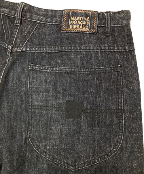 MARITHE+FRANCOIS GIRBAUD（マリテフランソワジルボー）MARITHE+FRANCOIS GIRBAUD (マリテフランソワジルボー) デニムハーフパンツ グレー サイズ:38の古着・服飾アイテム