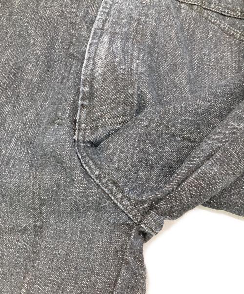 MARITHE+FRANCOIS GIRBAUD（マリテフランソワジルボー）MARITHE+FRANCOIS GIRBAUD (マリテフランソワジルボー) デニムハーフパンツ グレー サイズ:38の古着・服飾アイテム