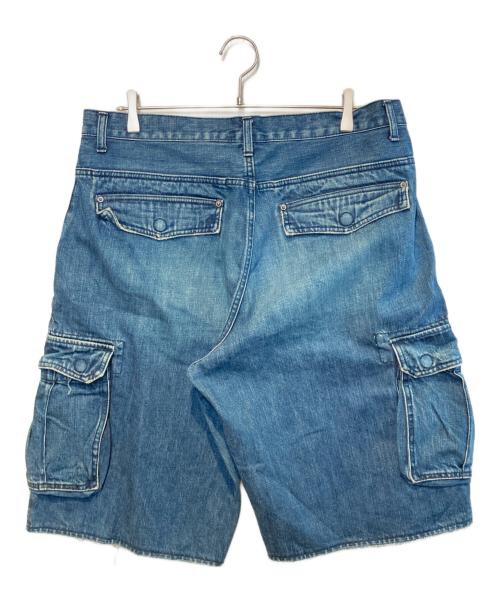 master-piece（マスターピース）master-piece (マスターピース) デニムカーゴハーフパンツ インディゴ サイズ:36の古着・服飾アイテム