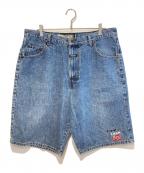 BOSSボス）の古着「［古着］デニムハーフパンツ」｜インディゴ