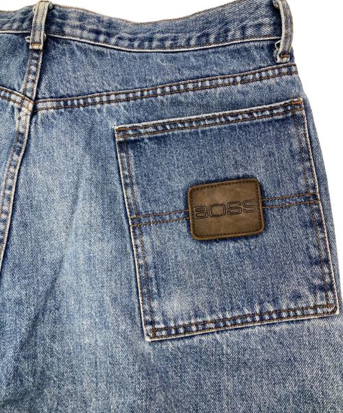 BOSS（ボス）BOSS (ボス) ［古着］デニムハーフパンツ インディゴ サイズ:96cm (W38)の古着・服飾アイテム