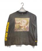 SAINT MICHAEL×DAVID BOWIEセントマイケル×デビット ボウイ）の古着「ロングスリーブカットソー」｜グレー