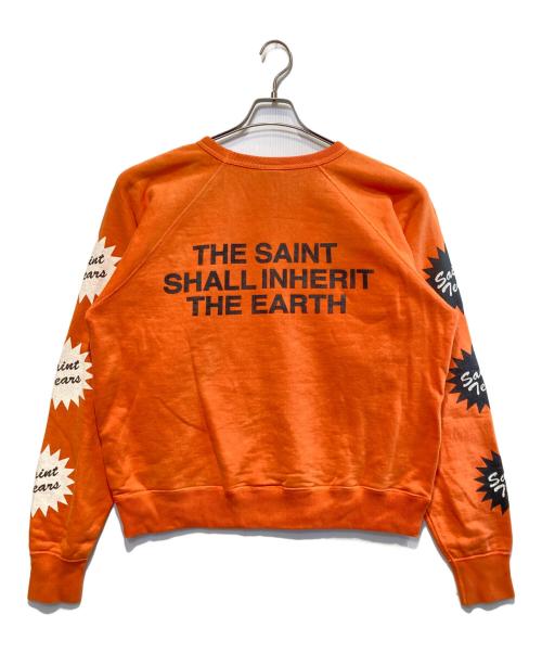 SAINT MICHAEL（セントマイケル）SAINT MICHAEL (セントマイケル) Denim Tears (デニムティアーズ) MILK PACK CREWNECK SWEAT オレンジ サイズ:Lの古着・服飾アイテム