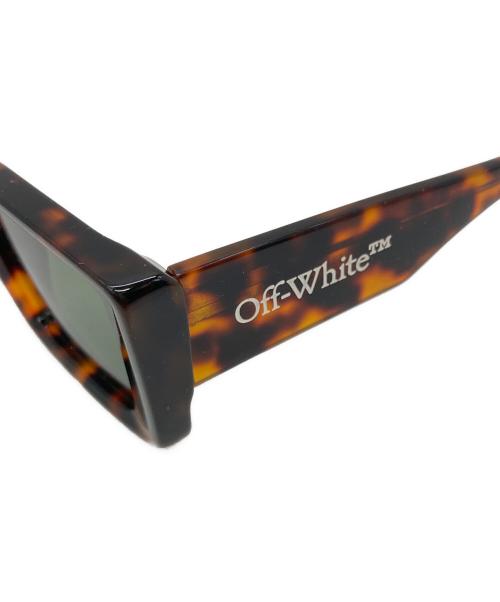 OFFWHITE（オフホワイト）OFFWHITE (オフホワイト) スクエアフレームサングラス ブラウン サイズ:53□21-145の古着・服飾アイテム