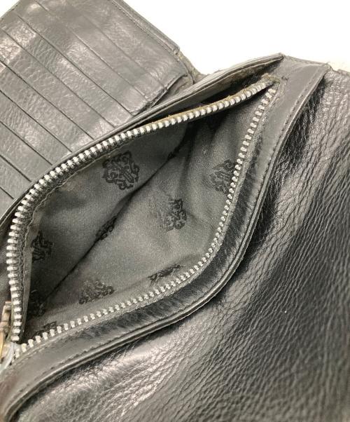 CHROME HEARTS（クロムハーツ）CHROME HEARTS (クロムハーツ) ウェーブウォレット ブラック サイズ:下記参照　の古着・服飾アイテム