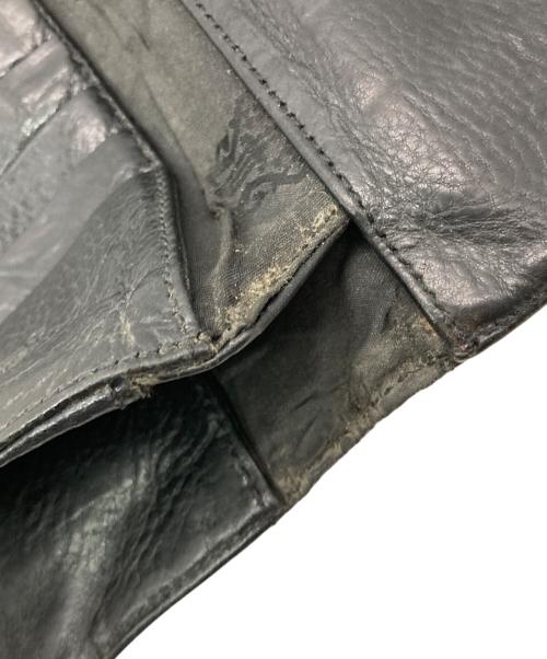 CHROME HEARTS（クロムハーツ）CHROME HEARTS (クロムハーツ) ウェーブウォレット ブラック サイズ:下記参照　の古着・服飾アイテム