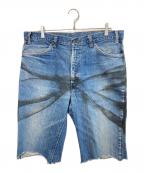 LEVI'Sリーバイス）の古着「［古着］デニムハーフパンツ」｜インディゴ
