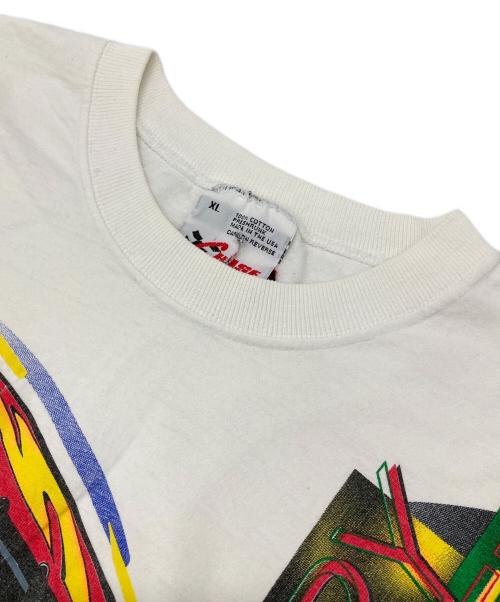 CHASE（チェイス）CHASE (チェイス) ［古着］レーシングTシャツ ホワイト サイズ:XLの古着・服飾アイテム