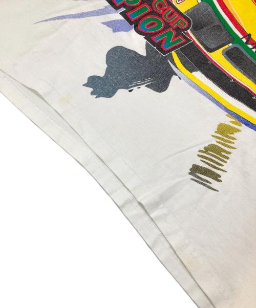 CHASE（チェイス）CHASE (チェイス) ［古着］レーシングTシャツ ホワイト サイズ:XLの古着・服飾アイテム