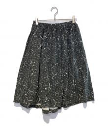 COMME des GARCONS COMME des GARCONS（コムデギャルソン コムデギャルソン）の古着「総柄スカート」｜ブラック