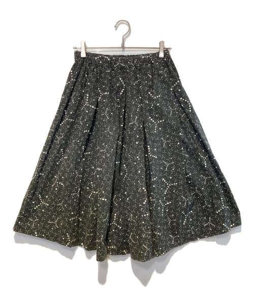 COMME des GARCONS COMME des GARCONS（コムデギャルソン コムデギャルソン）COMME des GARCONS COMME des GARCONS (コムデギャルソン コムデギャルソン) 総柄スカート ブラック サイズ:Ｓの古着・服飾アイテム