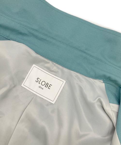 SLOBE IENA（スローブ イエナ）SLOBE IENA (スローブ イエナ) コットンライクウォッシャブルトレンチコート グリーン サイズ:36の古着・服飾アイテム