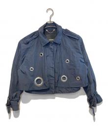 DIESEL（ディーゼル）の古着「リングナイロンジャケット」｜ネイビー