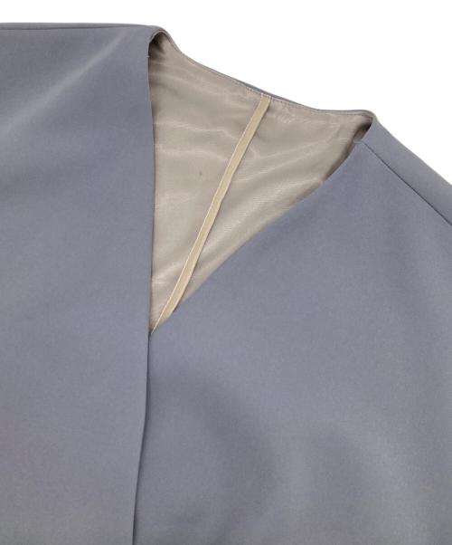 ANDRESD（アンドレスド）ANDRESD (アンドレスド) back sheer gilet set up dress ブルー サイズ:S 未使用品の古着・服飾アイテム