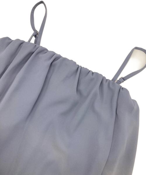 ANDRESD（アンドレスド）ANDRESD (アンドレスド) back sheer gilet set up dress ブルー サイズ:S 未使用品の古着・服飾アイテム