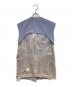 ANDRESD (アンドレスド) back sheer gilet set up dress ブルー サイズ:S 未使用品：9000円
