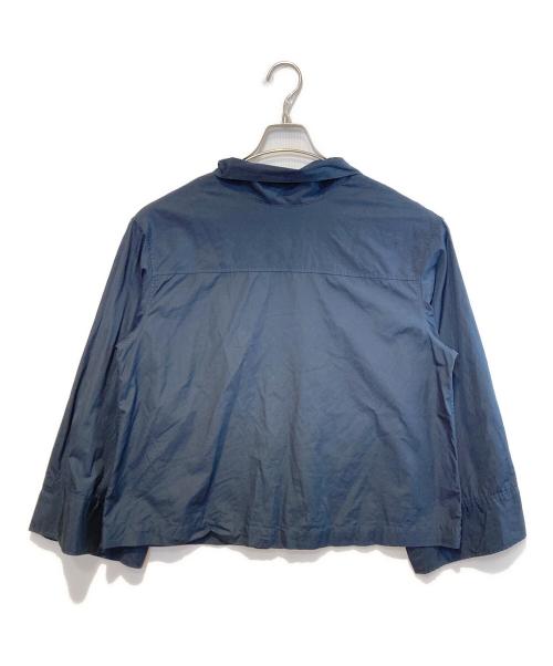 journal standard L'essage（ジャーナルスタンダード レサージュ）journal standard L'essage (ジャーナルスタンダード レサージュ) ブロードワイドスリーブブラウス ネイビー サイズ:下記参照　の古着・服飾アイテム