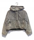 DIESELディーゼル）の古着「フリンジジャケット」｜グレー