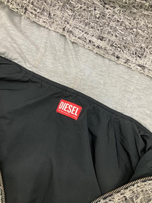 DIESEL（ディーゼル）DIESEL (ディーゼル) フリンジジャケット グレー サイズ:XSの古着・服飾アイテム