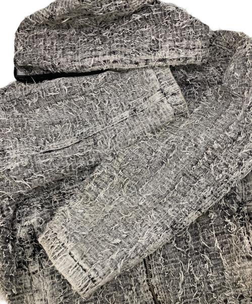 DIESEL（ディーゼル）DIESEL (ディーゼル) フリンジジャケット グレー サイズ:XSの古着・服飾アイテム